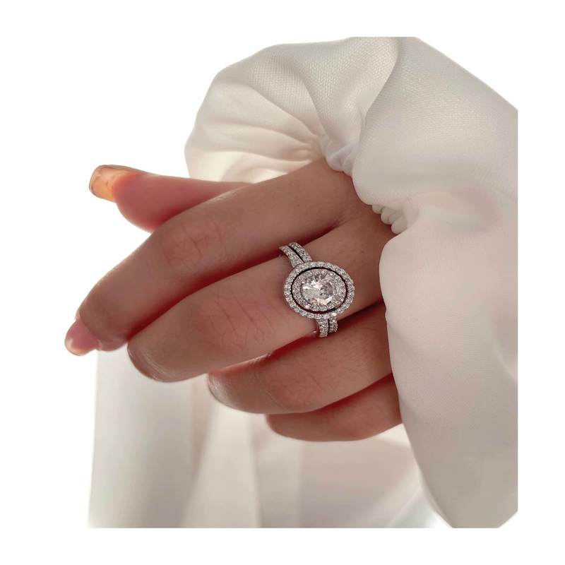انگشتر نقره زنانه نگین دار Gt-103