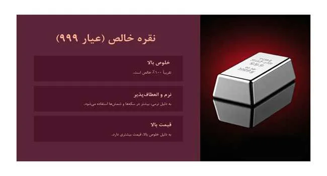 نقره عیار 999
