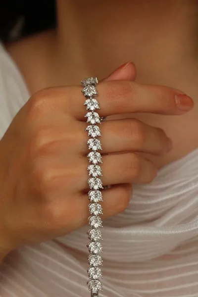 دستبند نقره زنانه