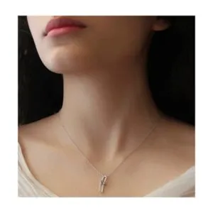 گردنبند نقره دخترانه مینیمال تیفانی R-631