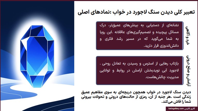 تعبیر خواب کلی سنگ لاجورد