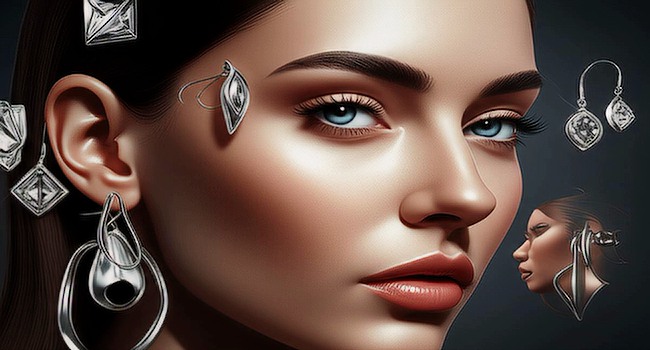 انتخاب گوشواره نقره با توجه به فرم صورت و رنگ پوست