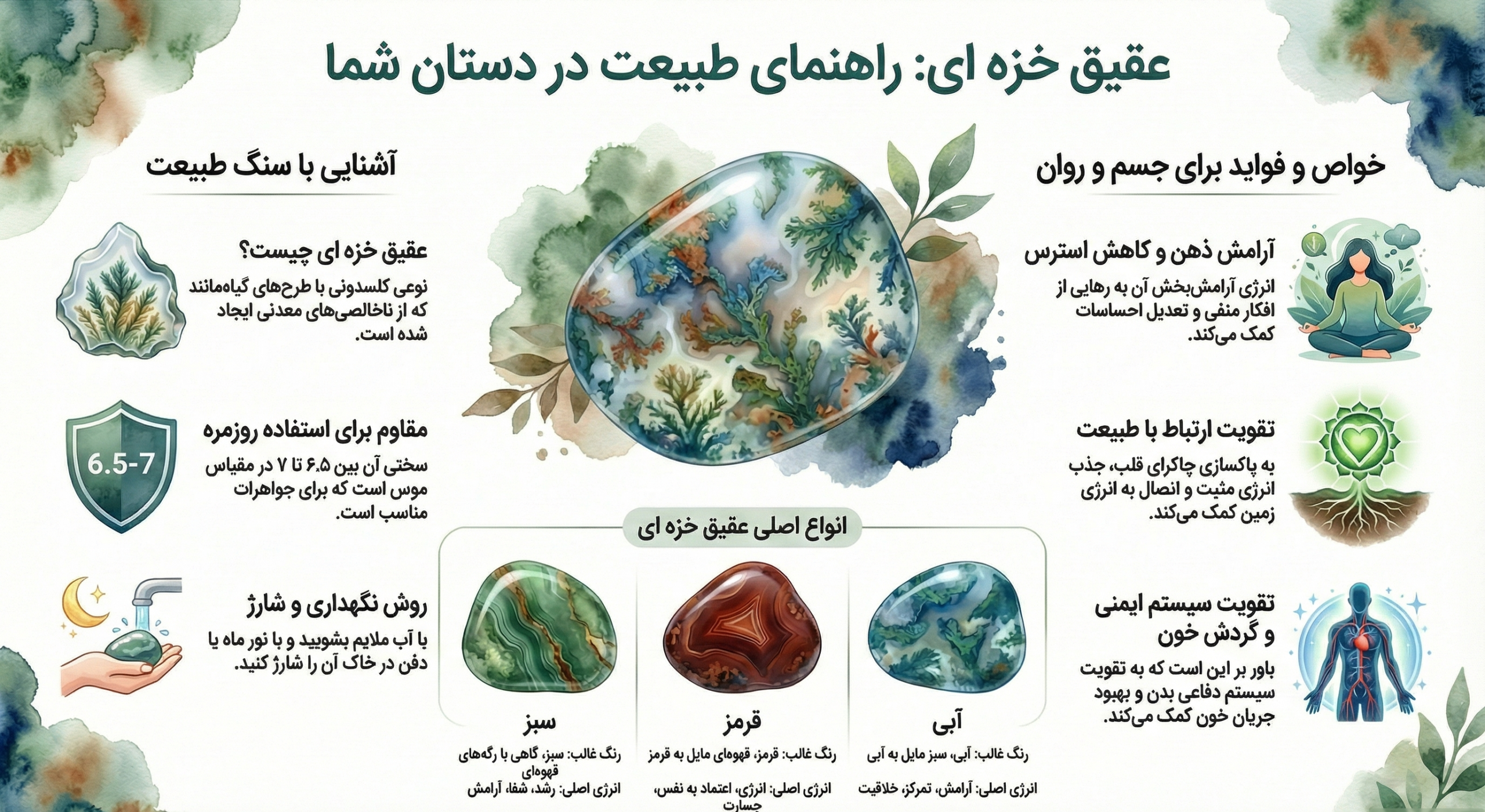 عقیق خزه ای