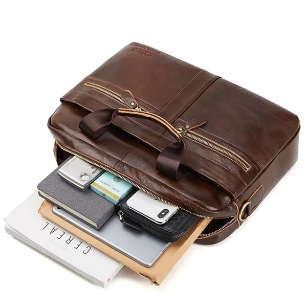 کیف اداری چرم | مدل SILVA Office Bag01 کیف اداری چرم | مدل SILVA Office Bag01 - تصویر 3