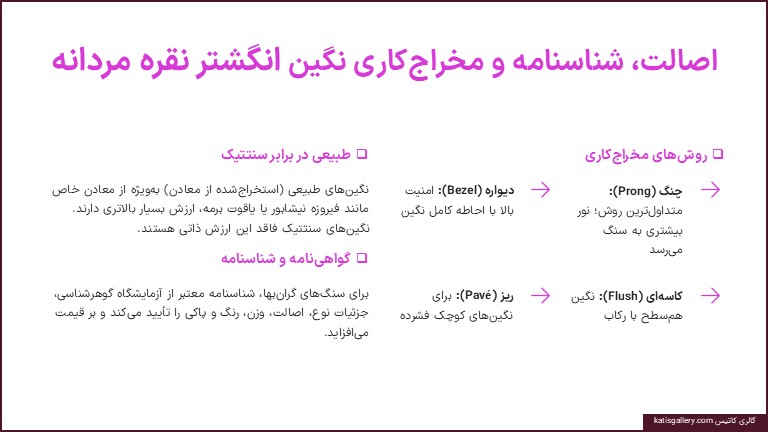 عوامل موثر بر قیمت انگشتر نقره مردانه | راهنمای کامل قیمتگذاری قیمت انگشتر نقره مردانه
