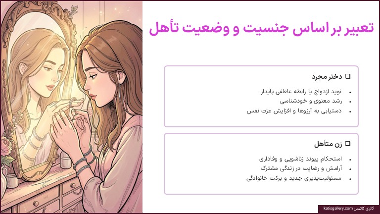 تعبیر خواب دستبند نقره؛ معنی دیدن دستبند نقره در خواب چیست؟ تعبیر خواب دستبند نقره دختر مجرد