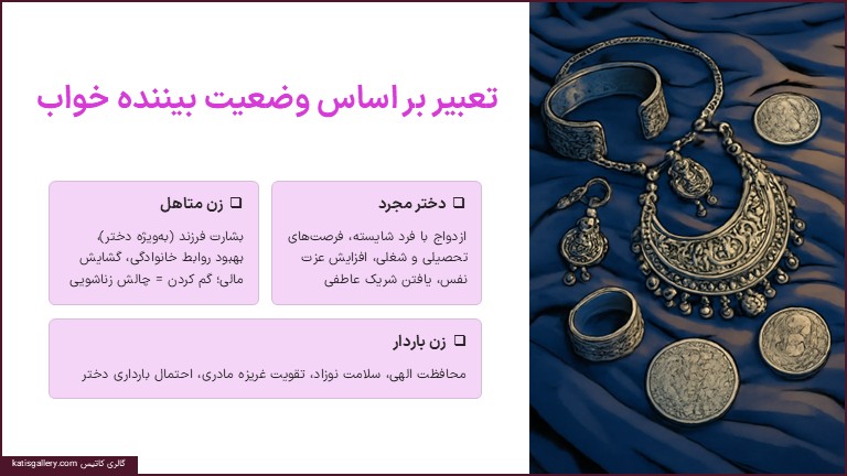 تعبیر خواب سکه نقره | از دیدگاه امام صادق، ابنسیرین و معبران بزرگ تعبیر خواب سکه نقره